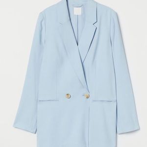 Blue Fitted Blazer